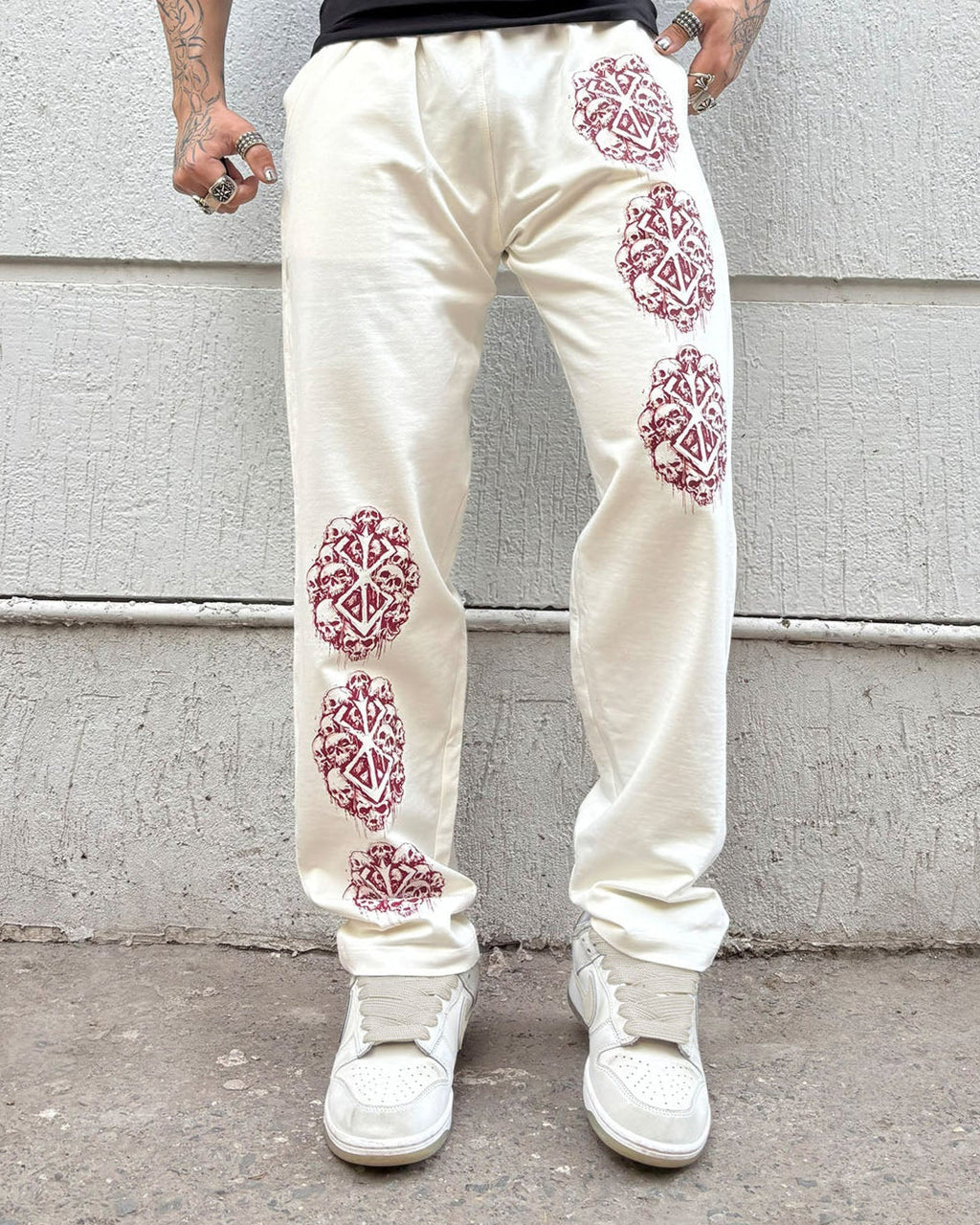 Berserk Protocol Sweatpants [OFF-WHITE]