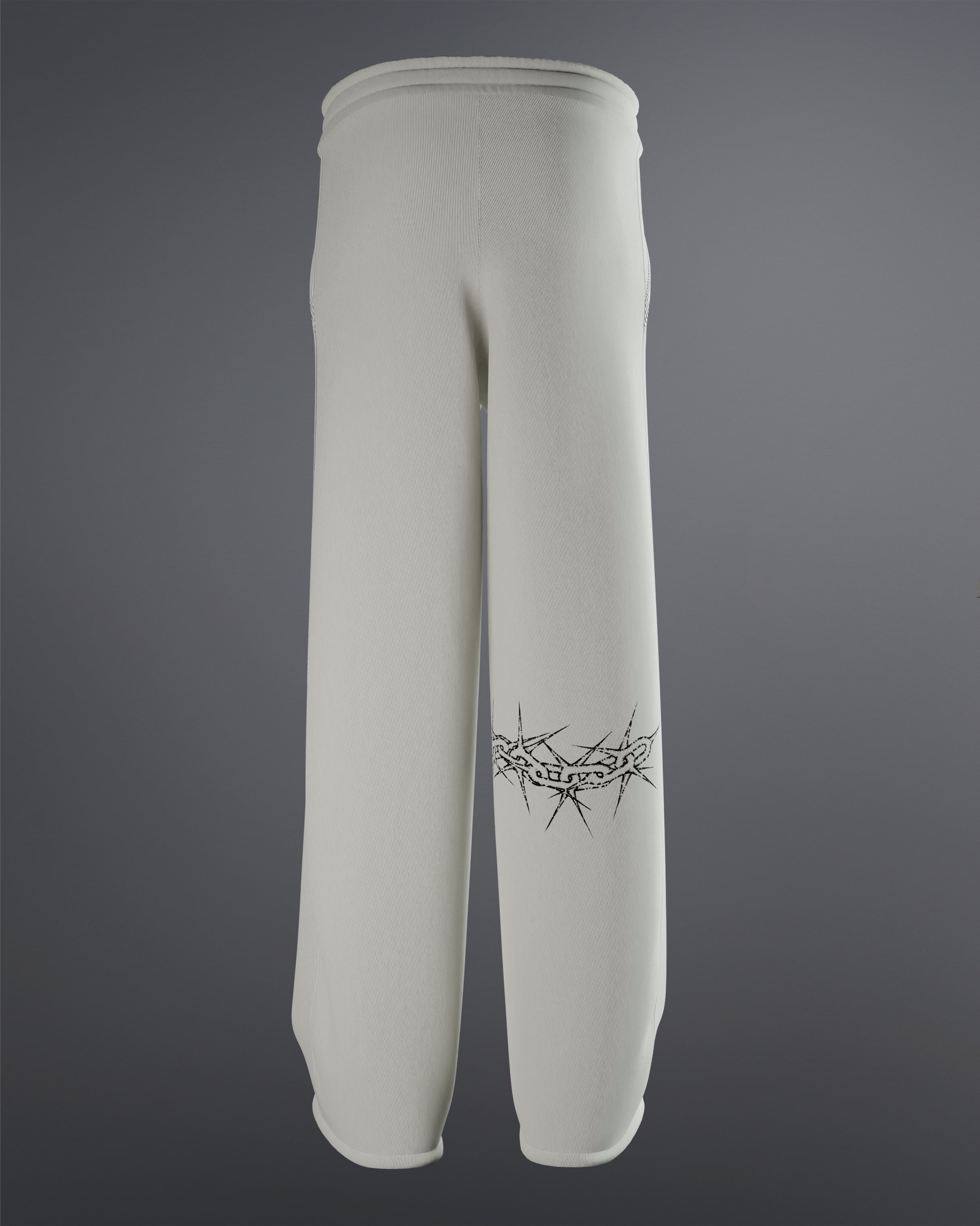 Spiked Cage Sweatpants  [OFF-WHITE]
