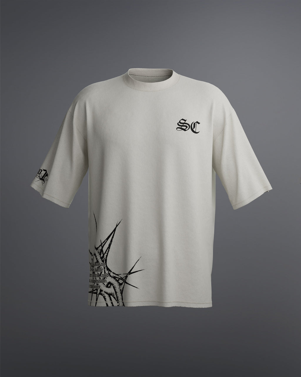 Spiked Cage Tee [OFF-WHITE]