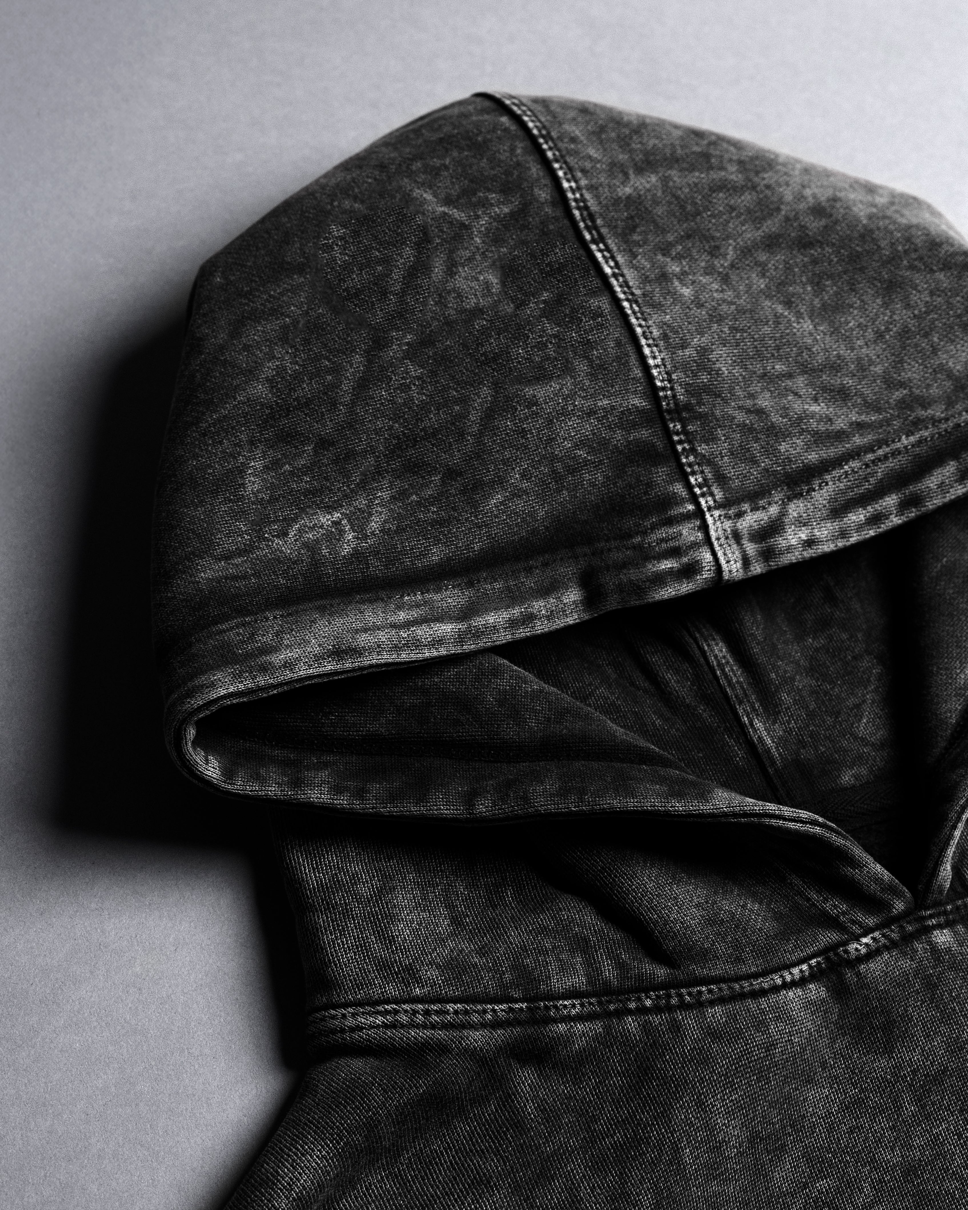 Acid washed hoodie [SILENT-ASH COLORWAY]