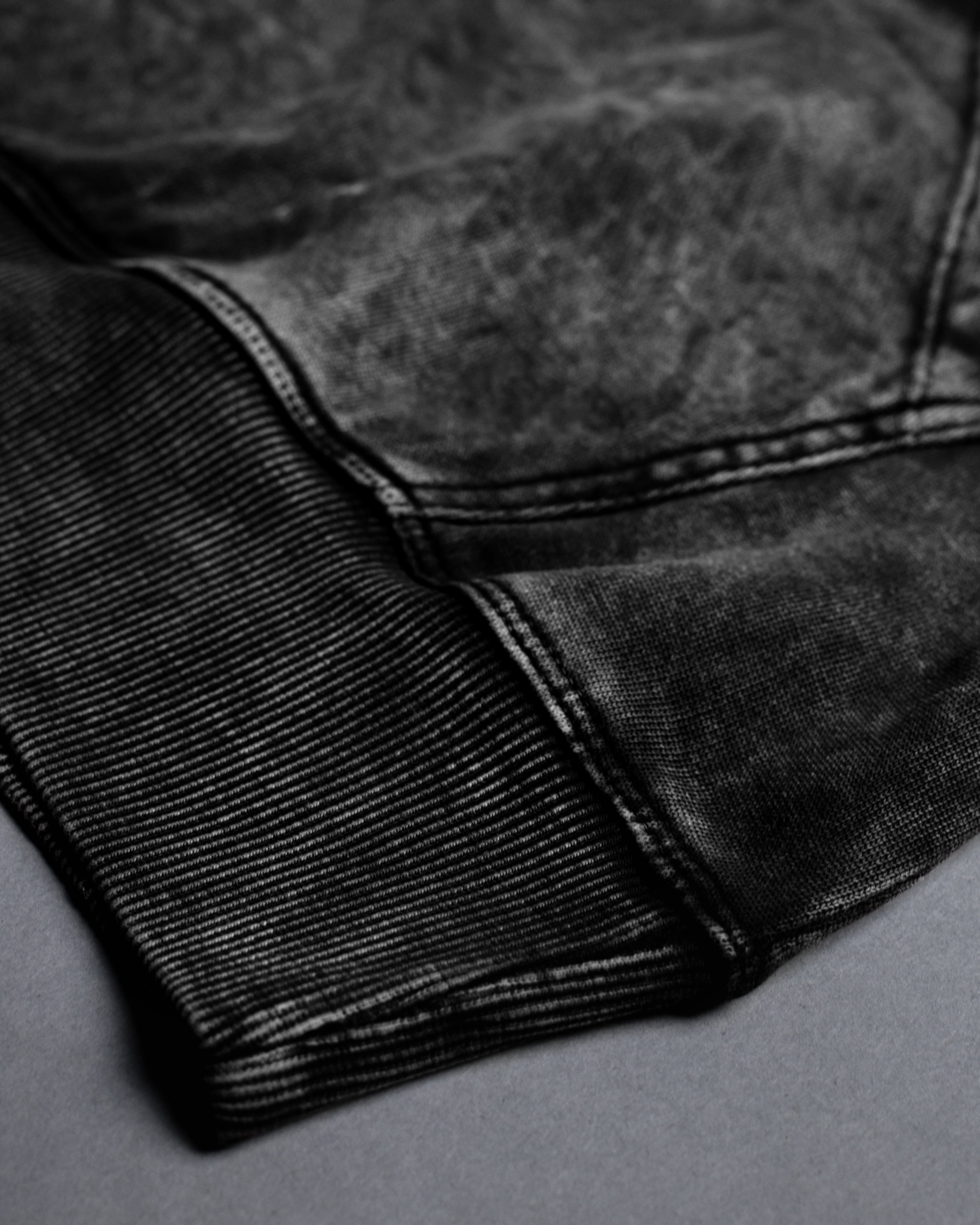 Crypted Glyph Hoodie [ACID WASHED-SILENT ASH COLORWAY]