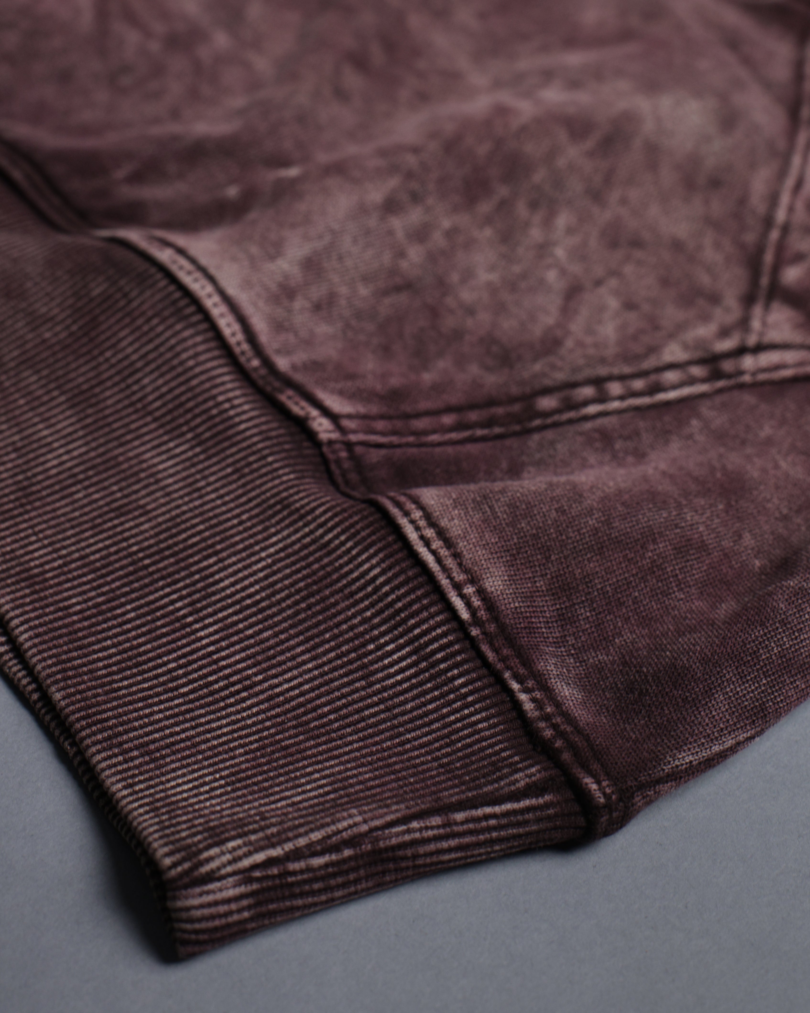 Acid washed hoodie [BLOOD STONE COLORWAY]