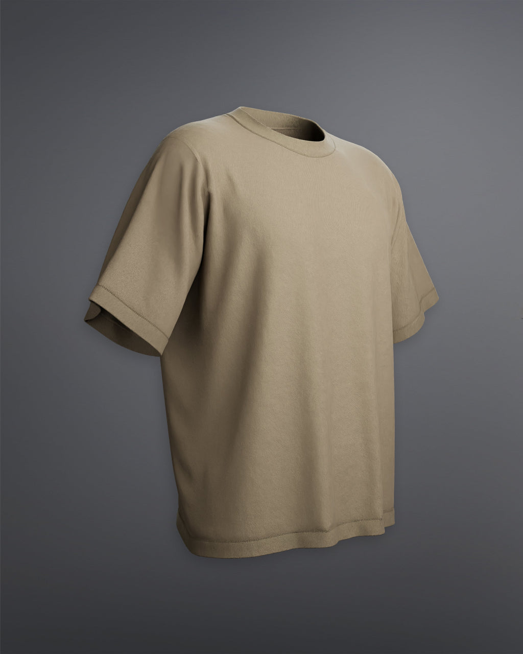 Beige Oversized Tee