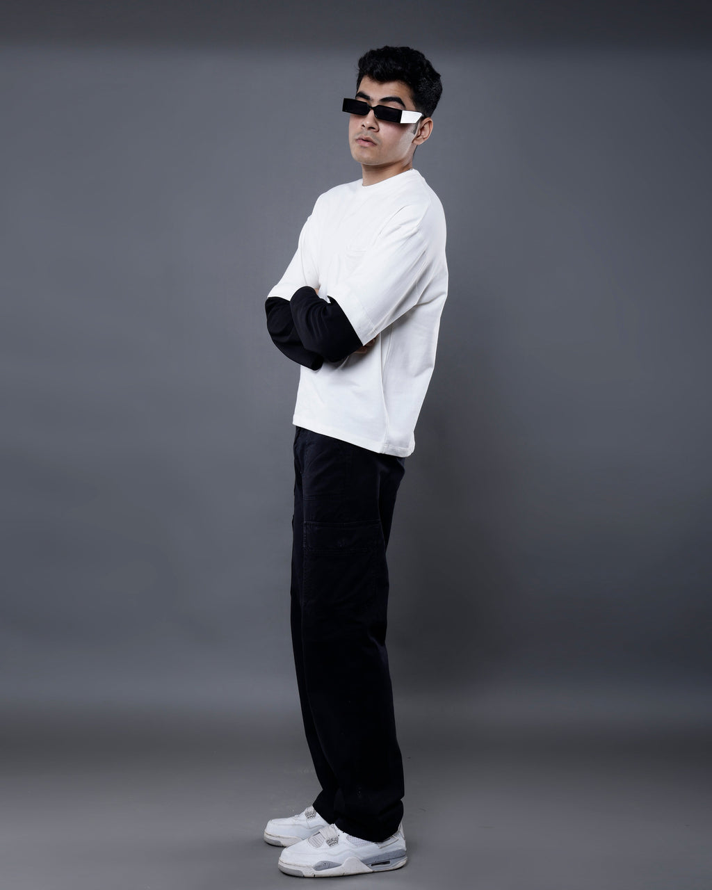 Dual-Fabric Full Sleeve T-shirt [ECLIPSE COLORWAY]