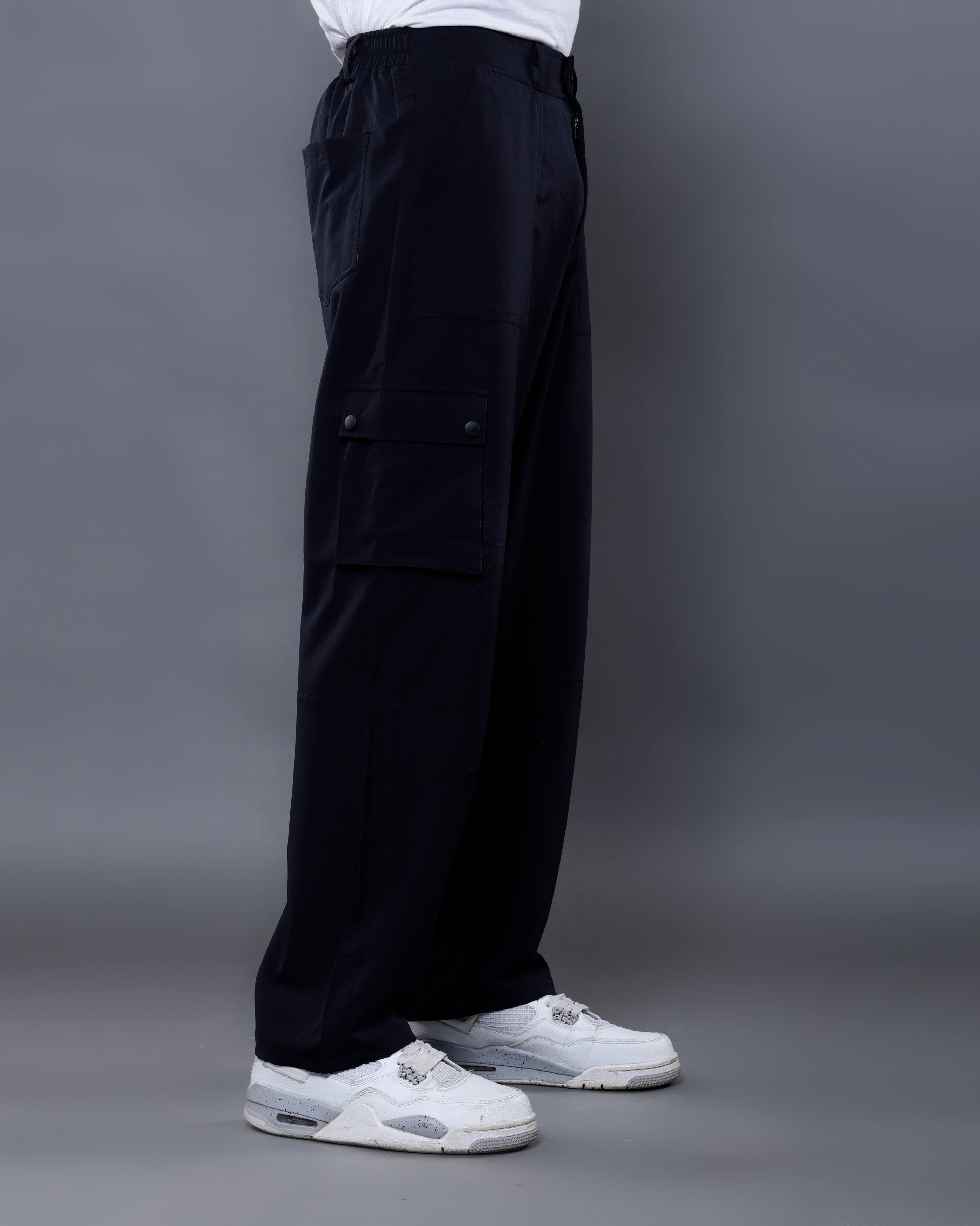 Straight Fit Cargo [Black]