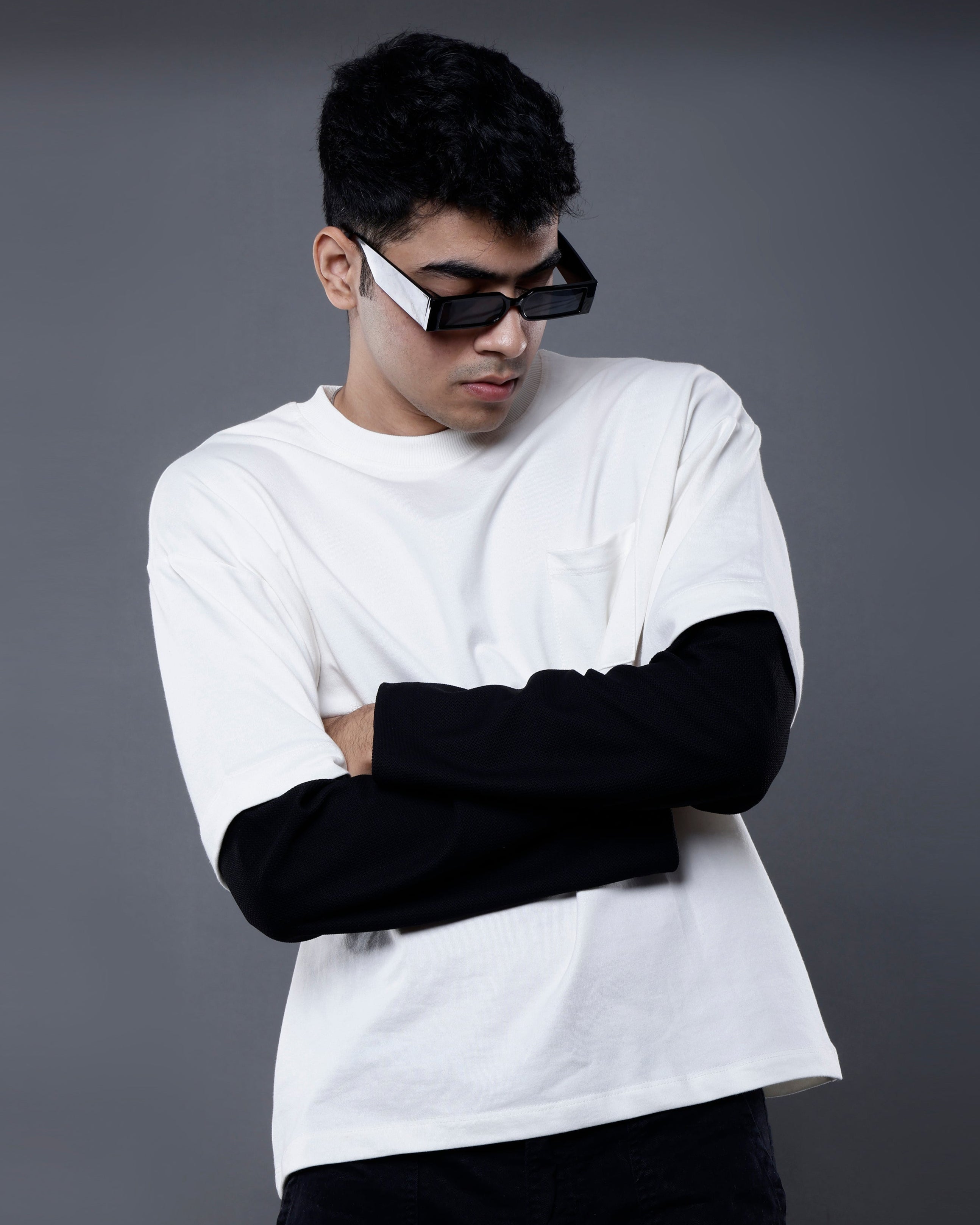 Dual-Fabric Full Sleeve T-shirt [ECLIPSE COLORWAY]