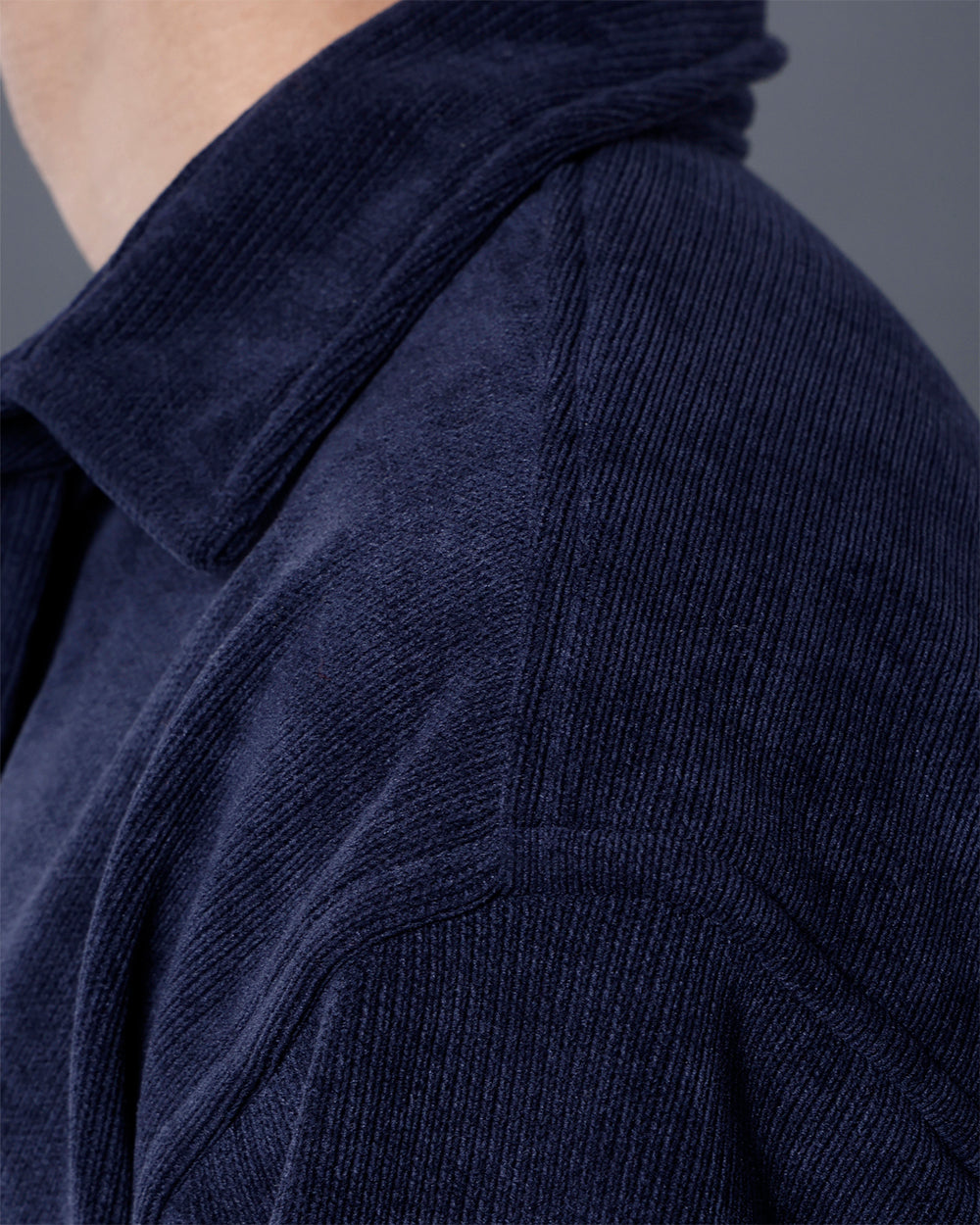 Vel-Cord Shirt [Navy Blue]