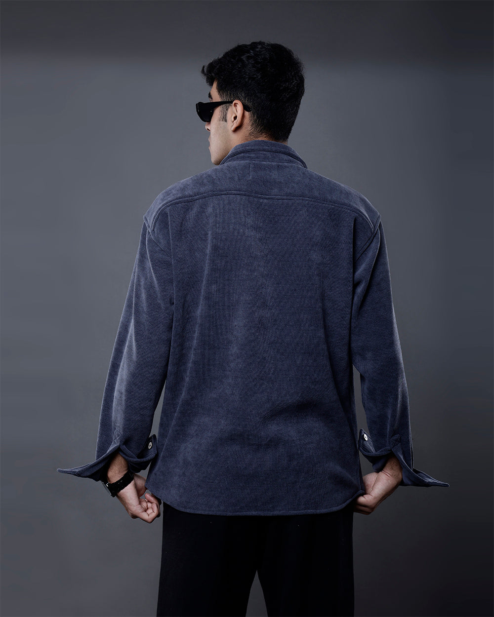 Vel-Cord Shirt [Grey]