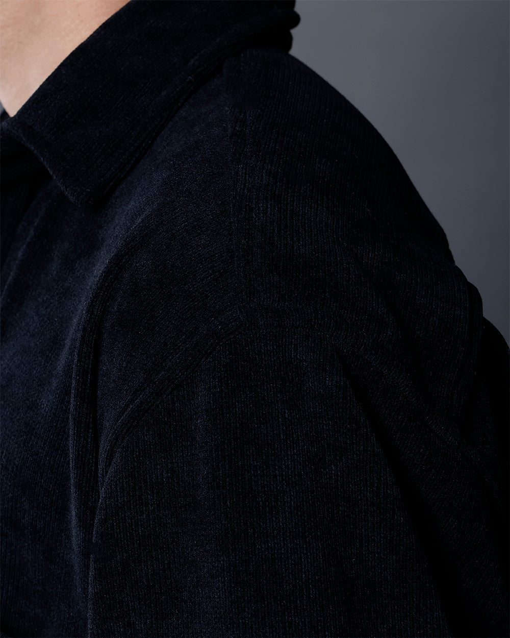 Vel-Cord Shirt [Black]