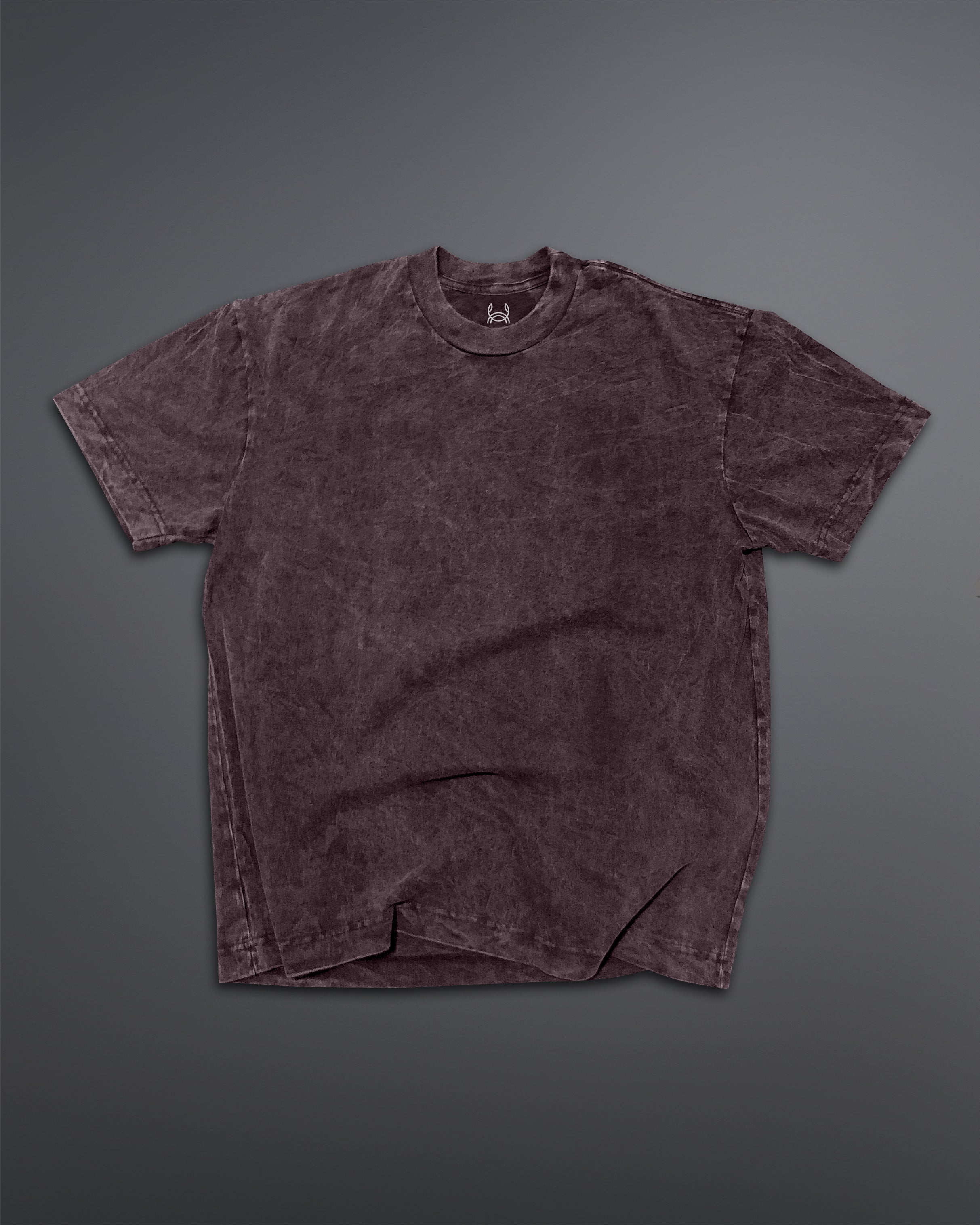 Acid Wash Oversized Tee [BLOODSTONE COLORWAY]