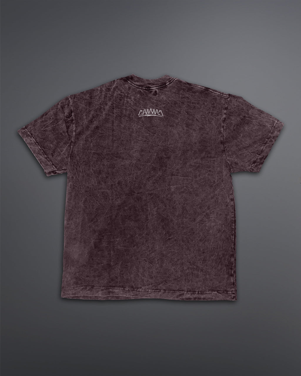 Acid Wash Oversized Tee [BLOODSTONE COLORWAY]