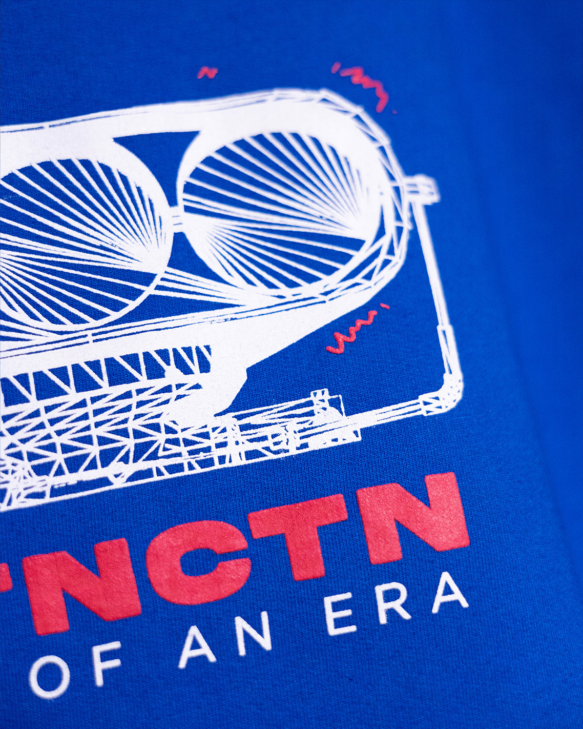 ENGINE EXTINCTION OVERSIZED TEE [BLUE]