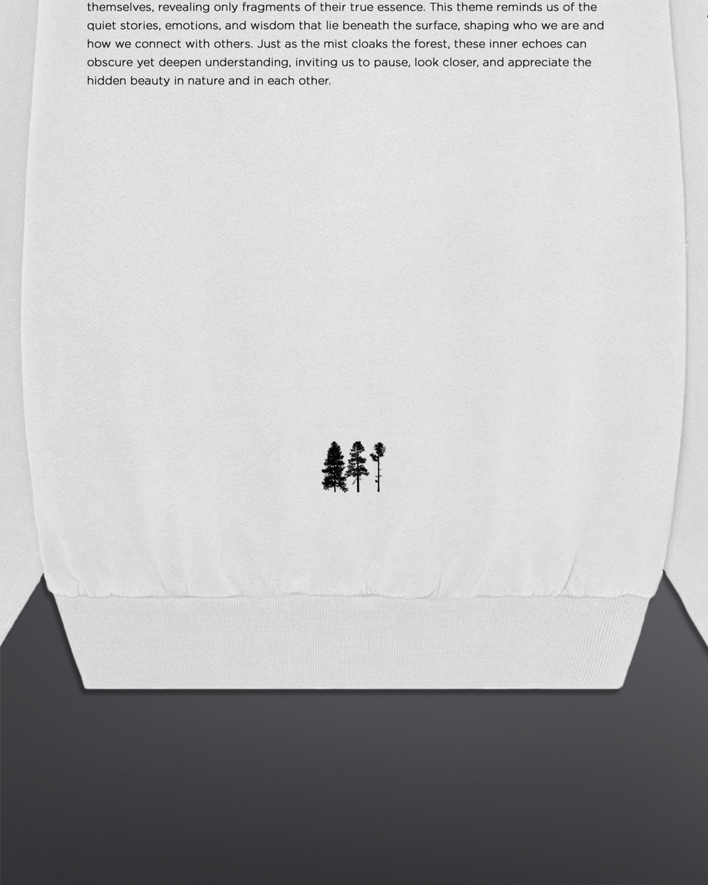 Echoes Of The Mist Oversized Hoodie [Off White]