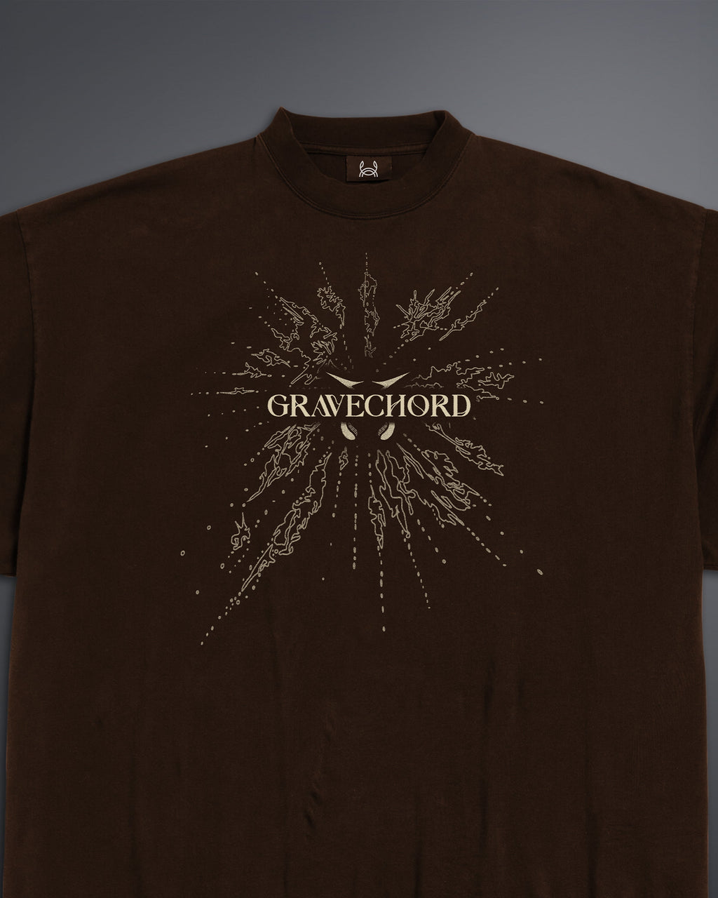 GRAVECHORD Oversized Tee [BROWN]