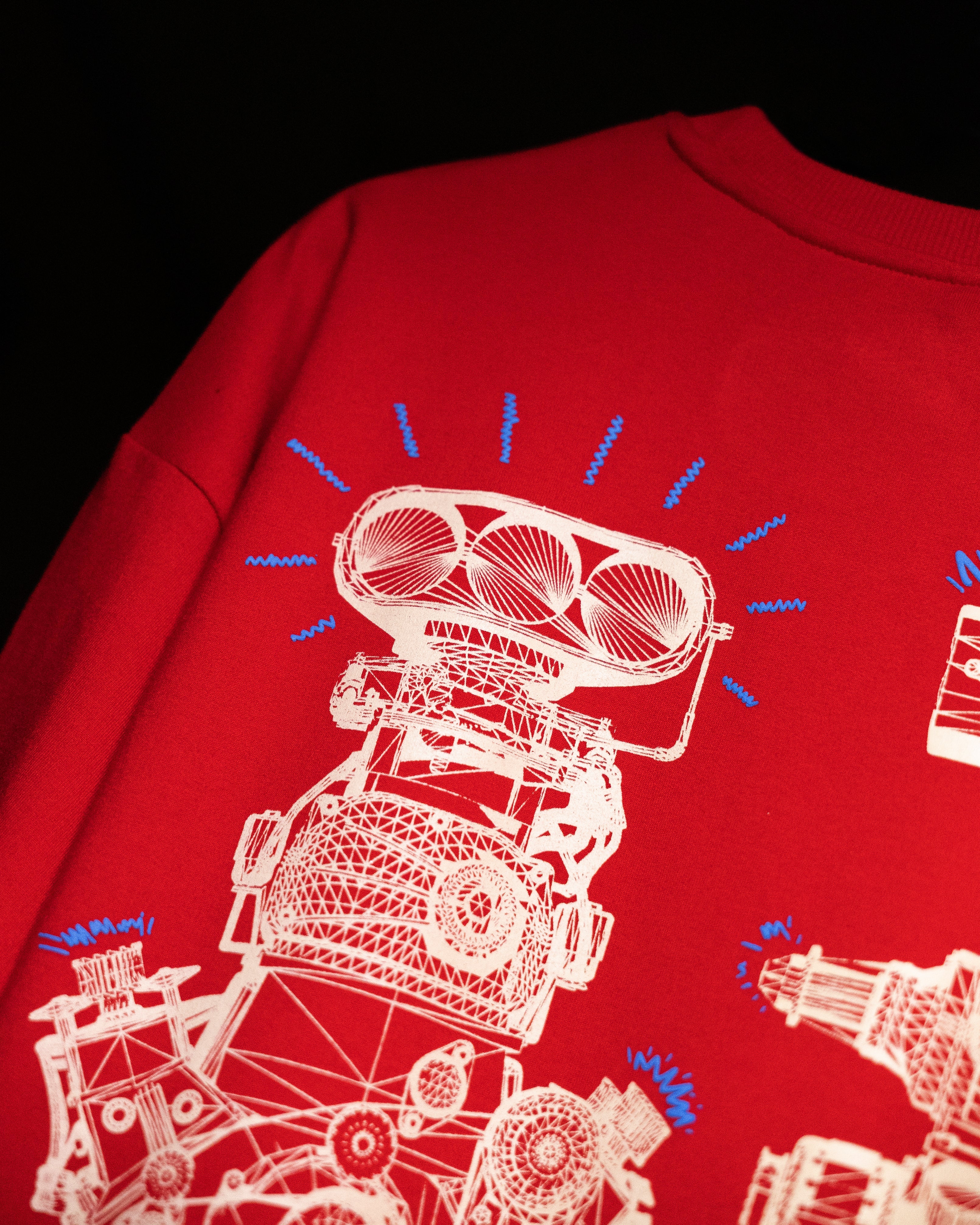 ENGINE EXTINCTION OVERSIZED TEE [RED]