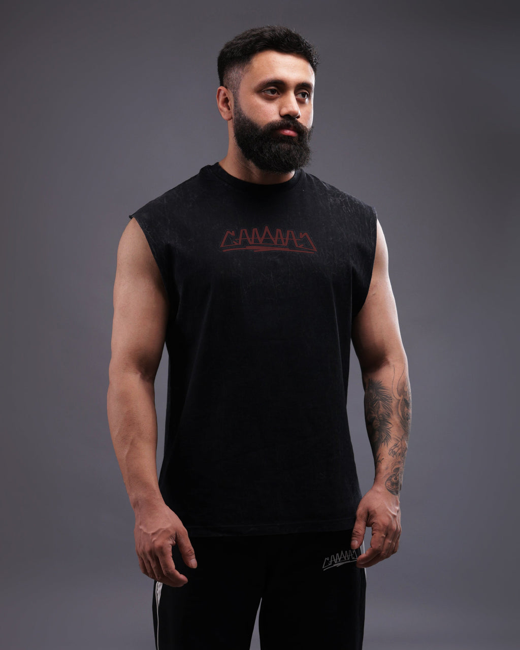 Athletic Division Vest Tank 02 [ACID WASHED]