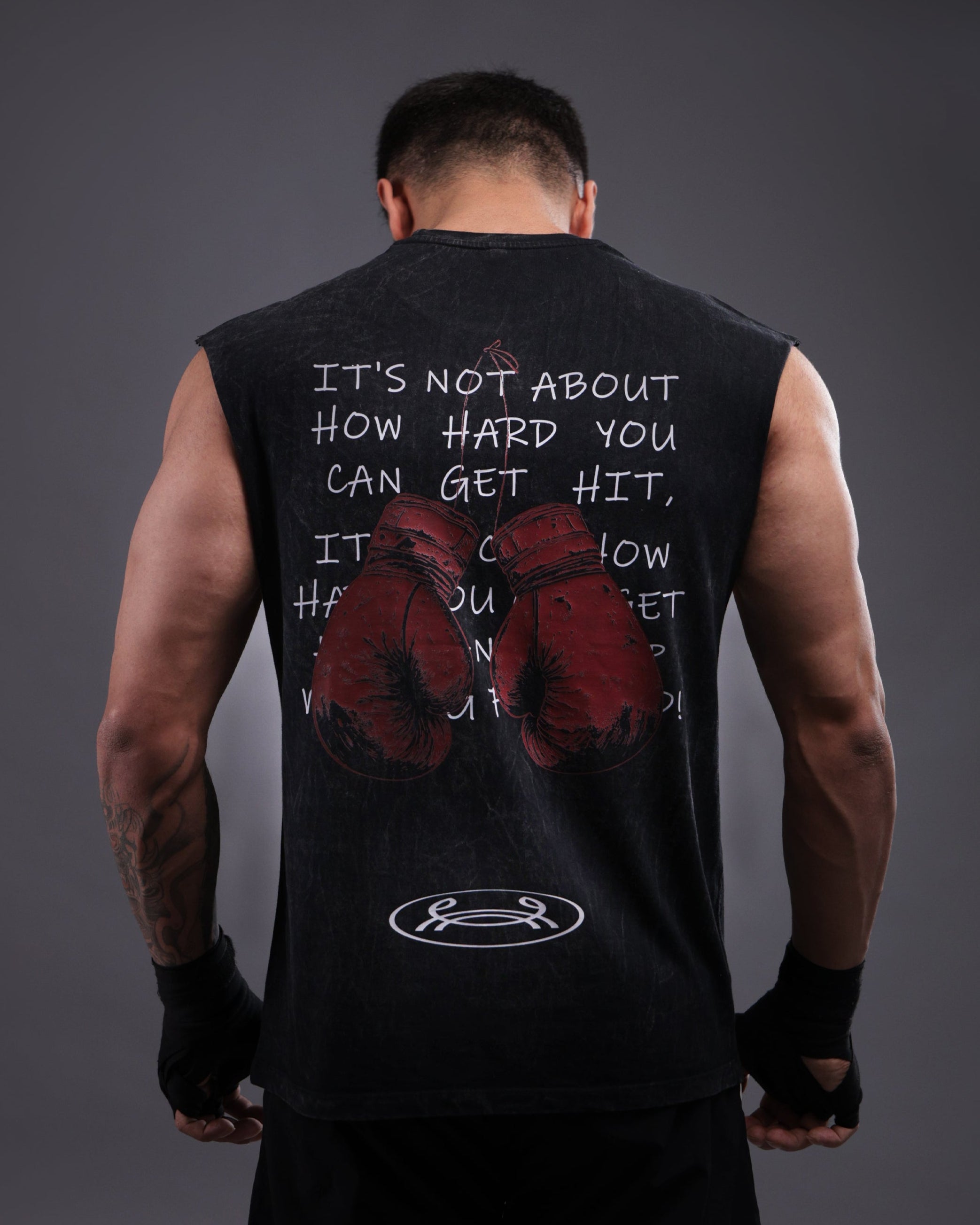 Knockback Vest tank [ACID WASHED]